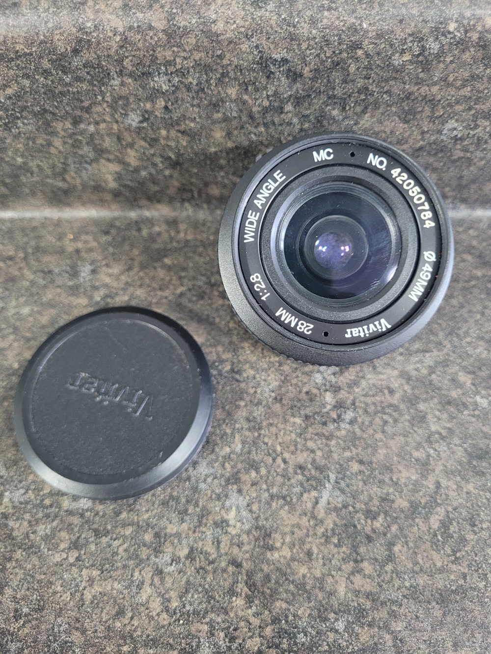 Vivitar 28mm 1:2.8 Wide Angle Camera Lens - Nikon Mount N/AI